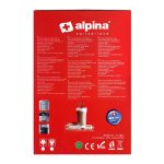 Alpina Coffee Espresso Machine, Silver/Black, SF-2812 - Image 3