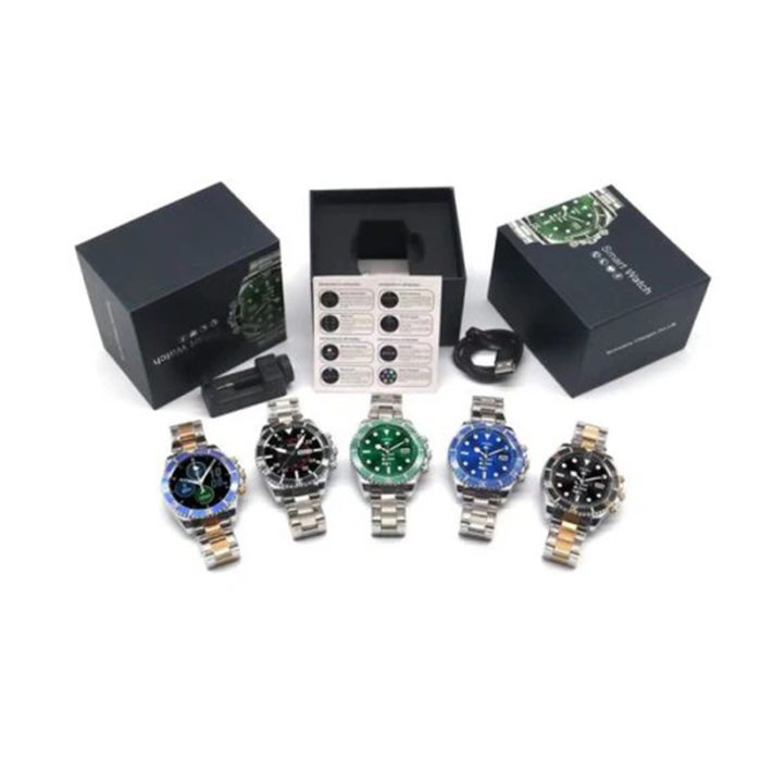 Men's Rolex Style Watch AW12 Steel Strap BT Call - Image 2