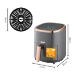 RAF 5L Electric Air Fryer Oven360°Baking Deep Fryer without Oil Top Configurations Flagship Smart French Fries Large Automatic Fryer - Image 4