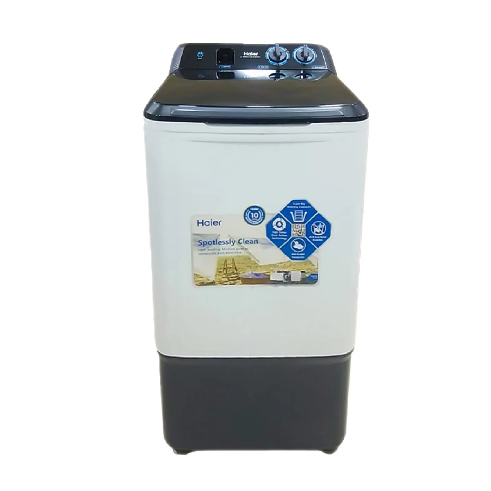 4ql5zuaj.png Haier 12 Kg Semi-Automatic Washing Machine HWM 130-1217 - Image 1