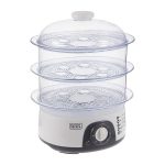 Black & Decker 3 Tier Food Steamer HS6000 White - Image 2