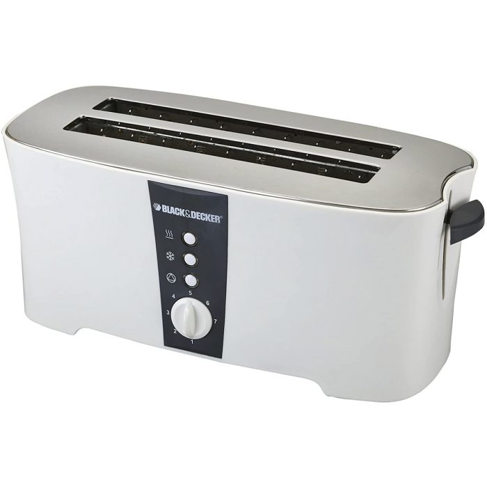 Black & Decker Toaster ET124  4 Slice Long Slot With Cool Touch - Image 2