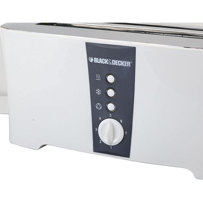Black & Decker Toaster ET124  4 Slice Long Slot With Cool Touch - Image 4