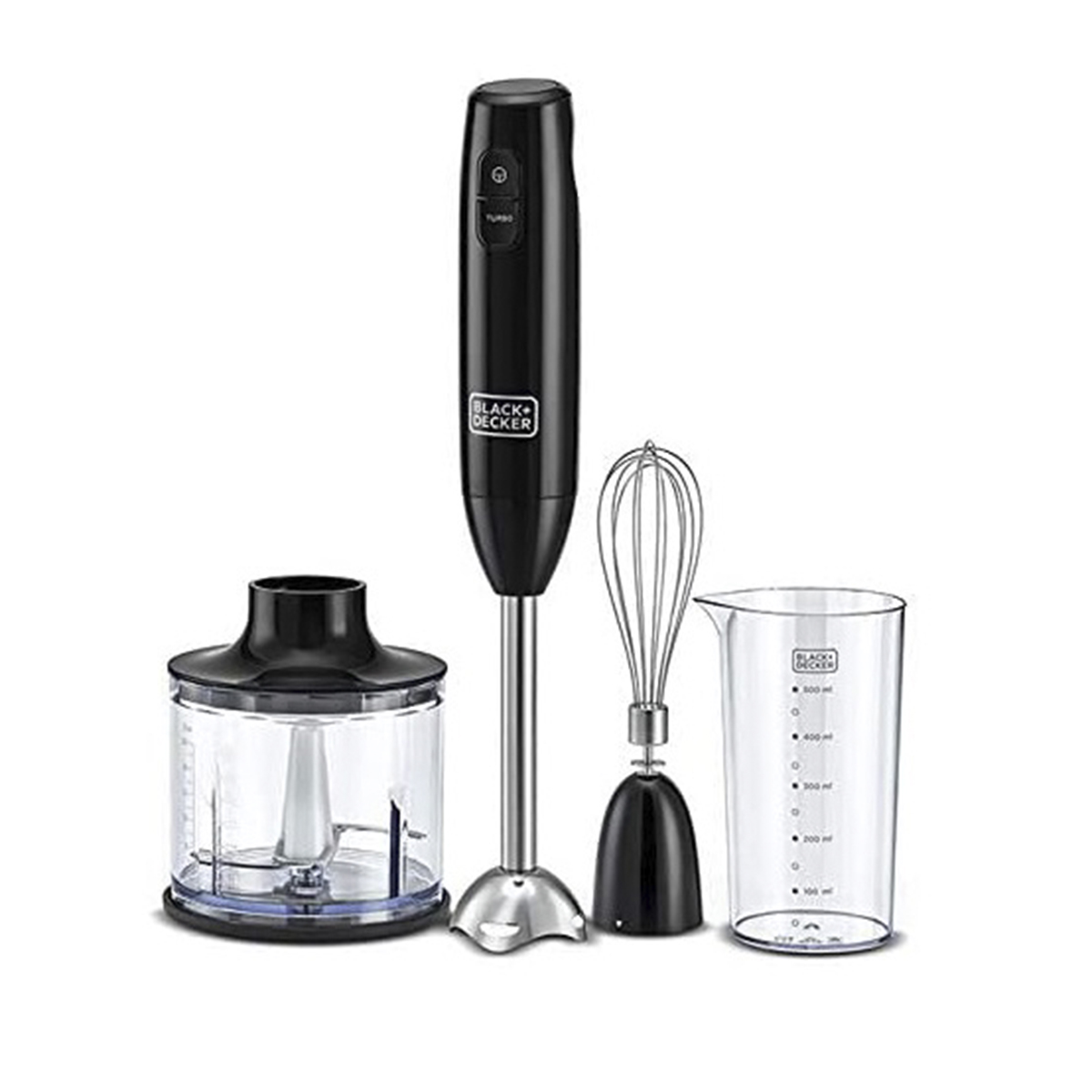 Blackdecker-hand-blender-with-chopper.jpg Black n Decker 3-in-1 Hand Blender HB600 with Chopper 600W - Image 1