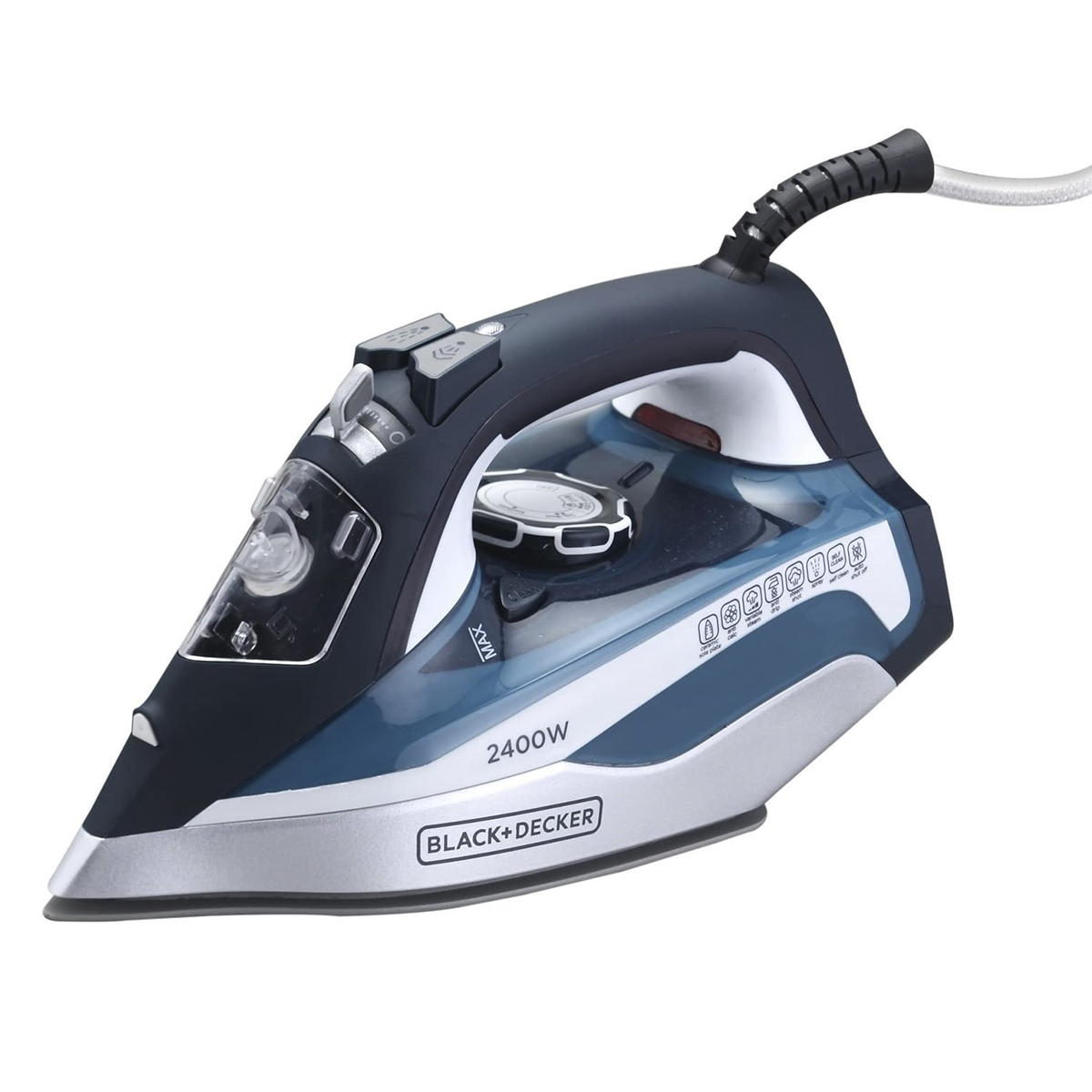 Blackdecker-steam-iron-X2150.jpg Black & Decker Steam Iron X2150 With Ceramic Soleplate Auto Shut-Off 2400W - Image 1
