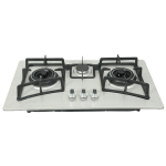 CROWN Cr-15S Hob 3 Burner Stainless Steel – Silver