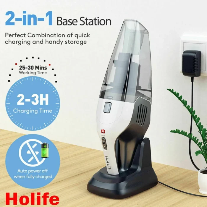 Holife Cordless Handheld Vacuum Cleaner HM036E - Image 4