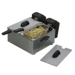 Alpina S.S Deep Fryer Twin Bowl 3.5 Litres 2000W SF-4008 (New)