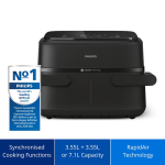 Philips 1000 Series Dual Basket Airfryer NA150/09 - Image 2