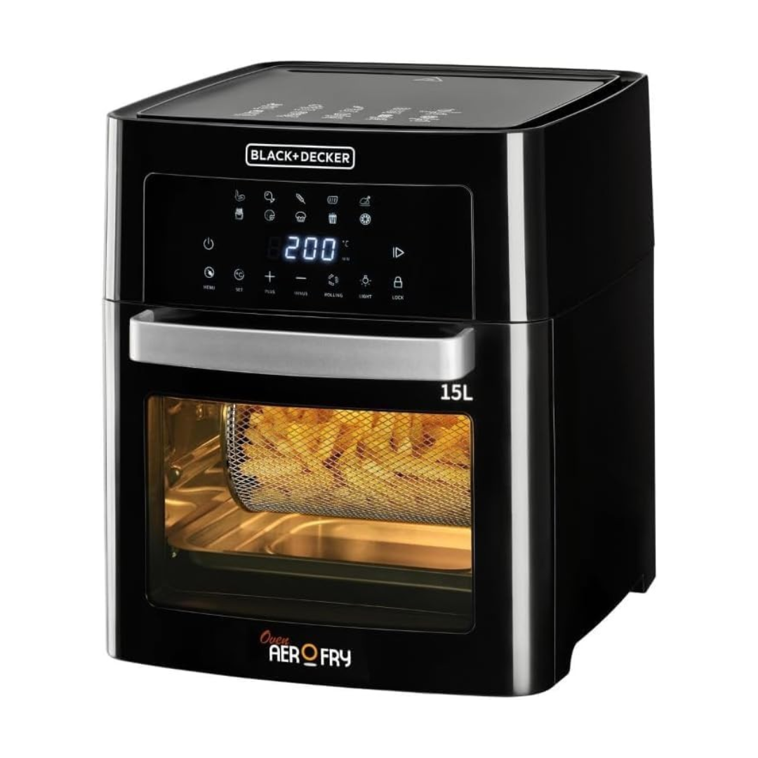 Untitled-11-5.png Black & Decker 15L Digital Air Fryer AOF150-B5 - Image 1