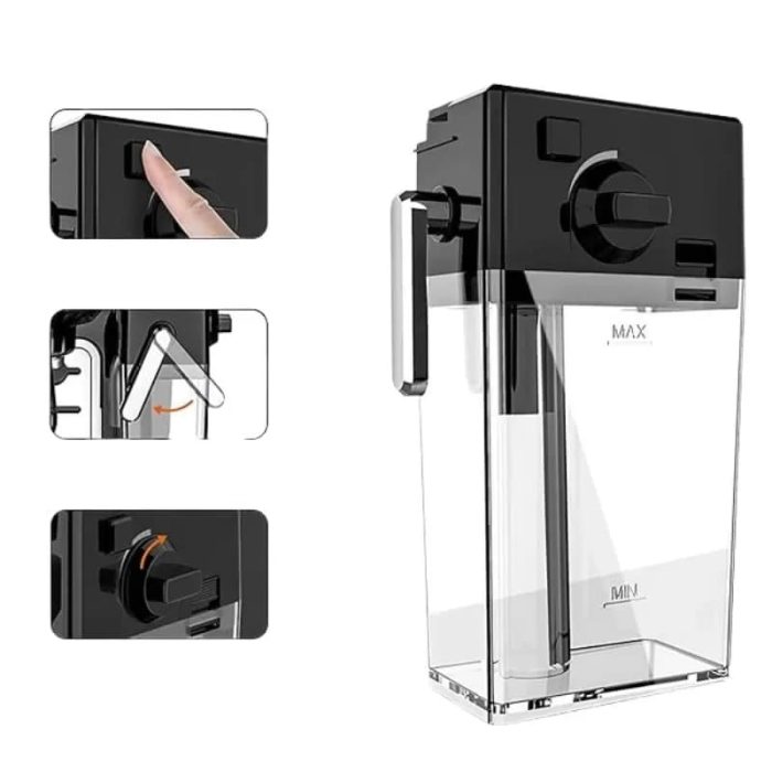 Alpina Coffee Espresso Machine, Silver/Black, SF-2812 - Image 7