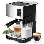 Alpina Coffee Espresso Machine, Silver/Black, SF-2812 - Image 5