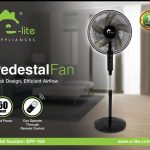 Elite Pedestal Fan EPF-16 Black