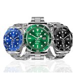 Men's Rolex Style Watch AW12 Steel Strap BT Call - Image 3