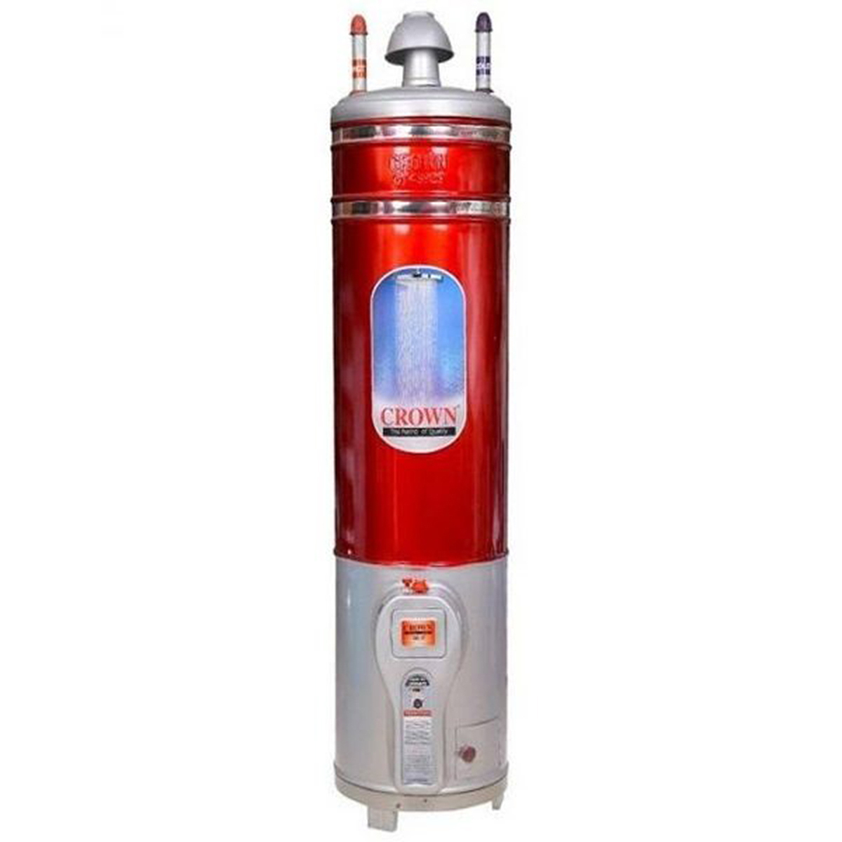 cd6b8344011a3bc0e1d7b3956fb2738c-1.jpg Crown Gas Tank Geyser 20 Gallon (12X16 Guage) - Image 1