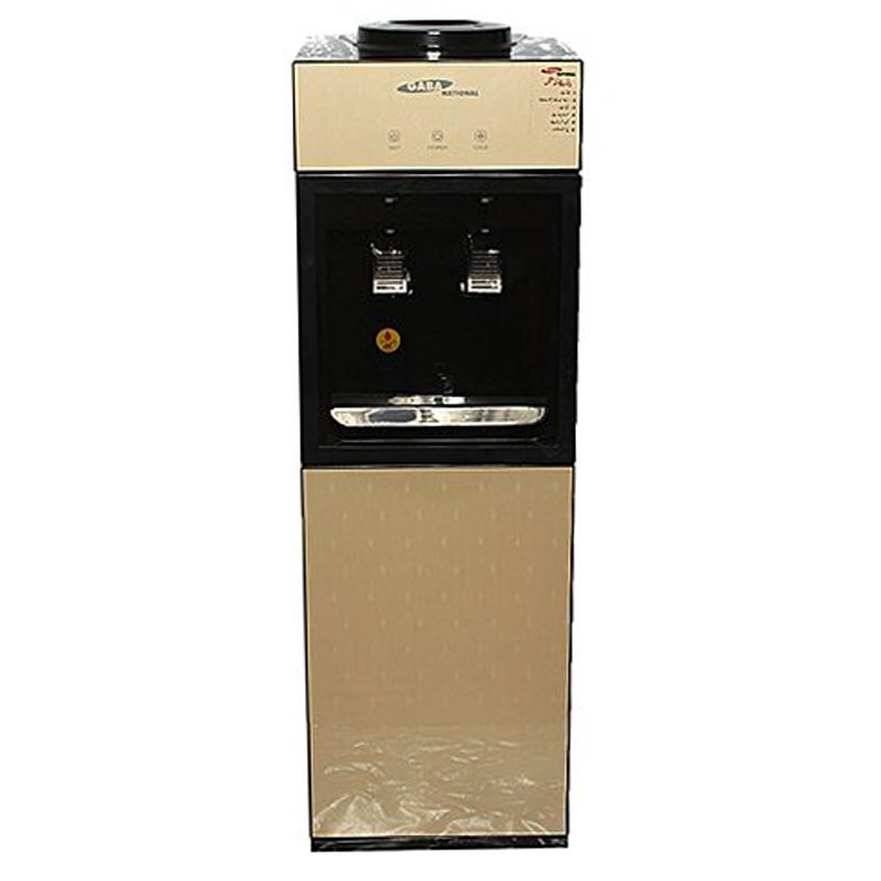product_50816_1__85516_zoom.jpg Gaba National Water Dispenser with Glass Door Refrigerator GND-2200/176D GD - Image 1