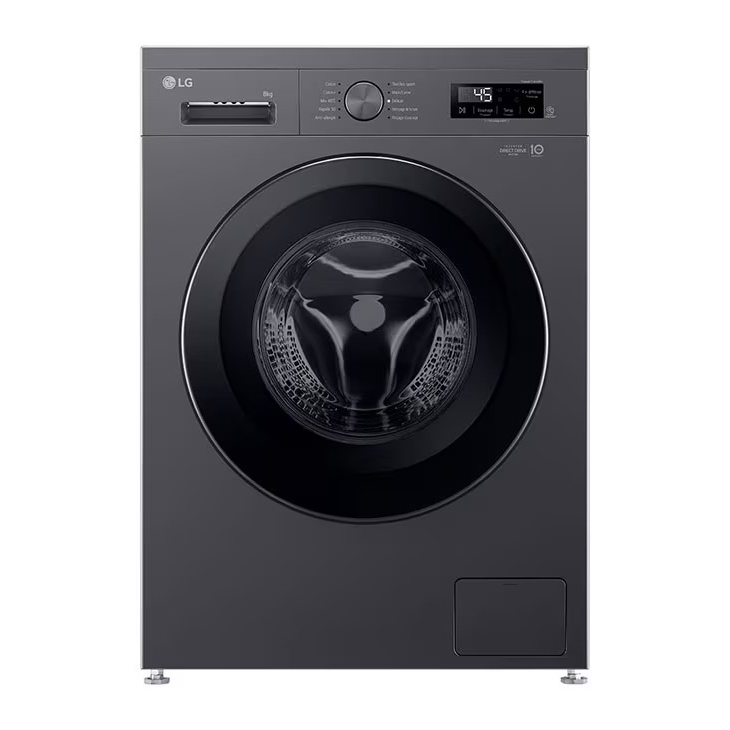 qnknpsqt.png LG 9kg Front Loader Washing Machine - F2Y1VYP6J - Image 1